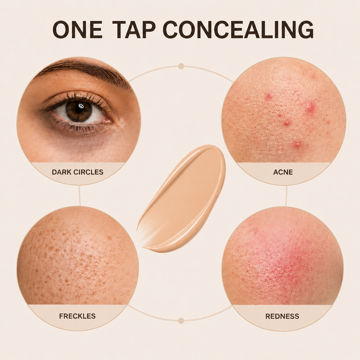 Last Day Buy 1 Get 1 Free✨Mirevyn💞Instant Age Rewind Eraser, Multi-Use Concealer