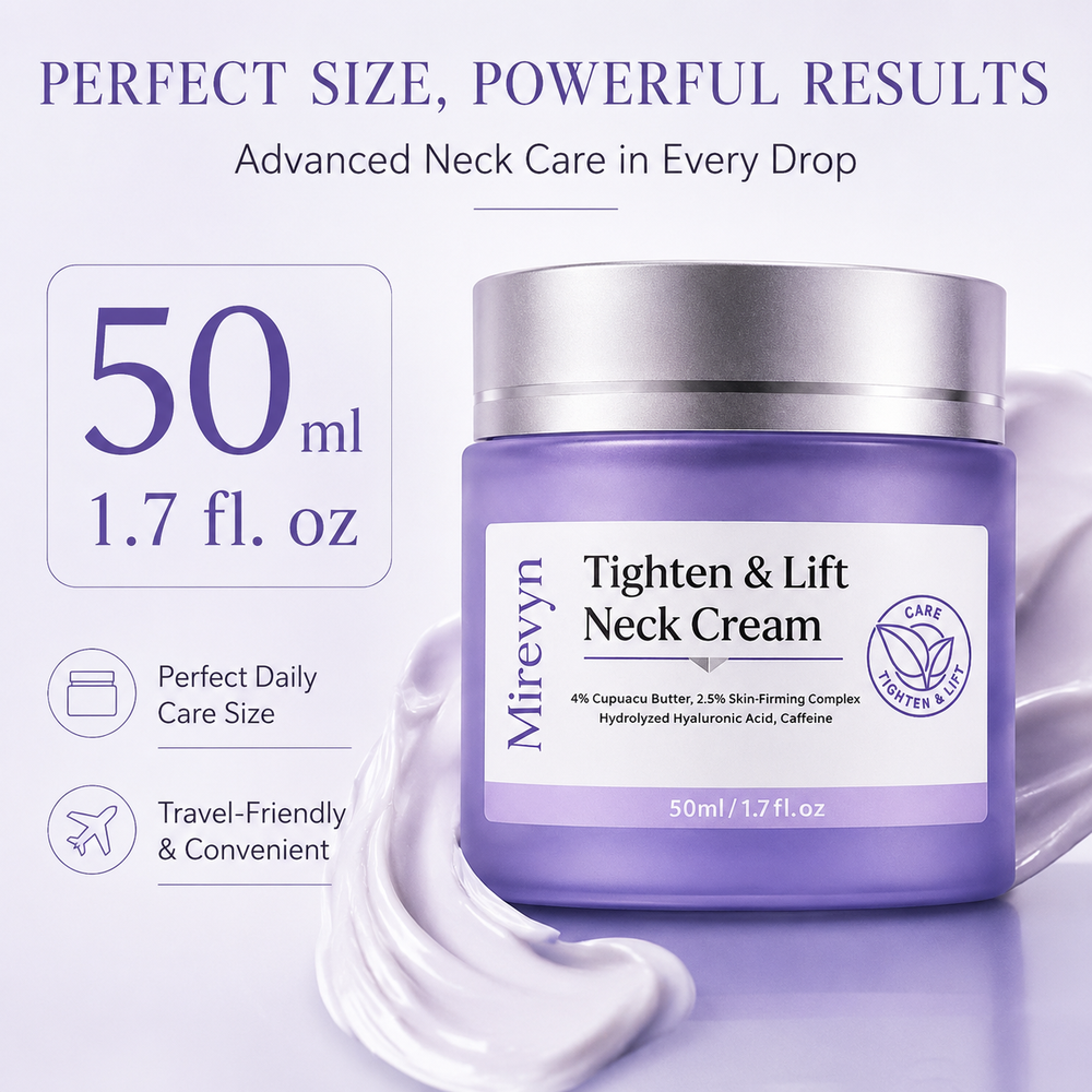 Last Day Buy 1 Get 1 Free✨Mirevyn💧Advanced Neck Firming Cream – Lift, Tighten & Restore Youthful-Looking Skin