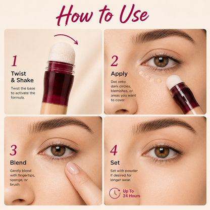 Last Day Buy 1 Get 1 Free✨Mirevyn💞Instant Age Rewind Eraser, Multi-Use Concealer